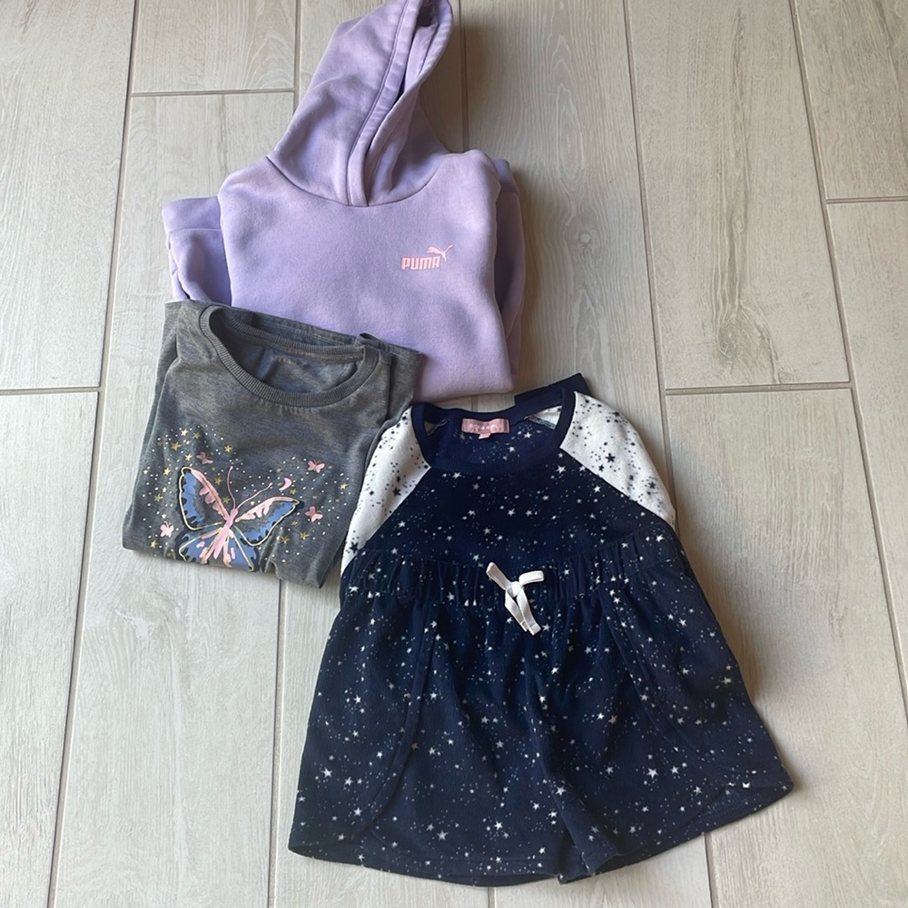 BCBG Girls Bundle BCBG Girls Pajamas & Tee + Puma Hoodie all size 14/16